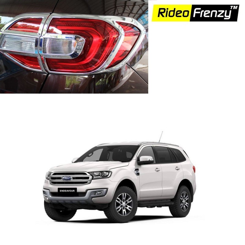 Buy Ford Endeavour Chrome Tail light Garnish online at low prices | Rideofrenzy