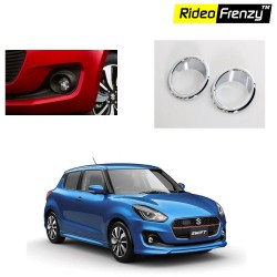 Buy Maruti Suzuki Swift 2018 Chrome Fog Lamp Light Garnish | Original Chrome Plating