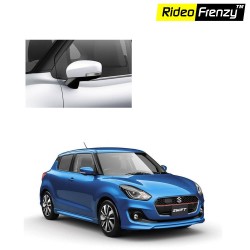 Buy Maruti Suzuki Swift 2018 Chrome Mirror Garnish Covers | Original Chrome Plating