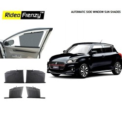 Buy Maruti Swift 2018 Automatic Side Window Curtains | UV Protected | Custom Fit