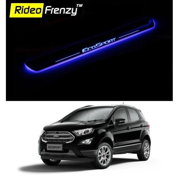 Buy Ford Ecosport 3D Power LED Illuminated Sill/Scuff Plates at low prices-RideoFrenzy