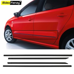 Buy Original Volkswagen Polo Matt Black Side Beading online at low prices | Rideofrenzy