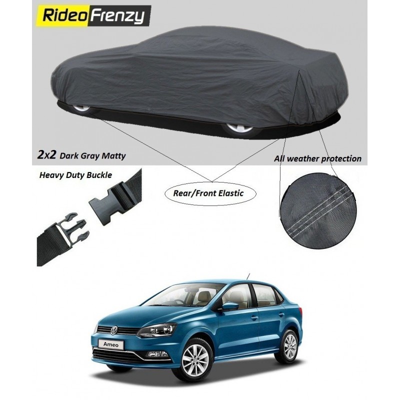 Buy Heavy Duty Volkswagen Ameo Car Body Covers online at low prices | Rideofrenzy