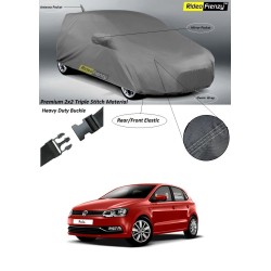 Buy Volkswagen Polo Car Cover with Mirror & Antenna Pockets online | Rideofrenzy