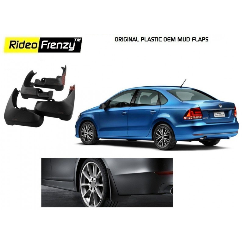 Buy Plastic OE Type  Volkswagen Vento Mud Flaps online at low prices | Rideofrenzy