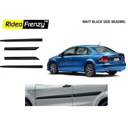 Buy Volkswagen Vento Matt Black Side Beading online at low prices | Rideofrenzy