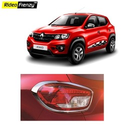 Buy Renault Kwid Chrome Tail Light Cover online at low prices | Rideofrenzy