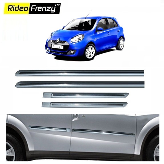 Buy Renault Pulse Silver Chromed Side Beading online | Rideofrenzy
