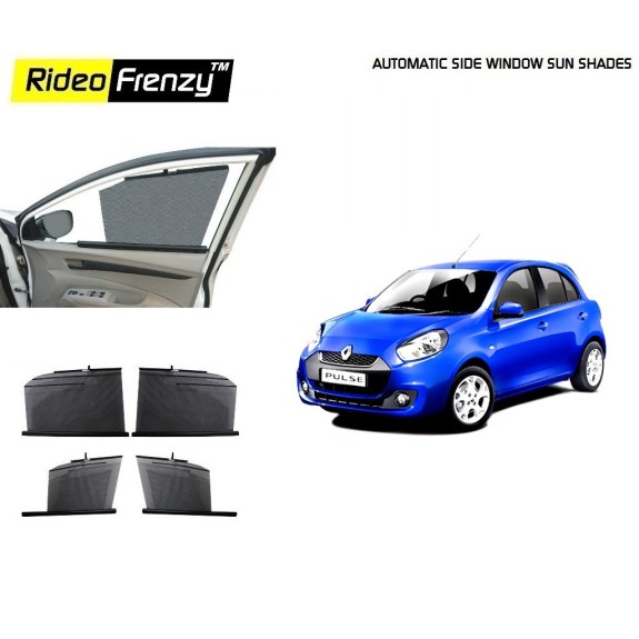 Buy Renault Pulse Automatic Side Window Sun Shades online at low prices | Rideofrenzy