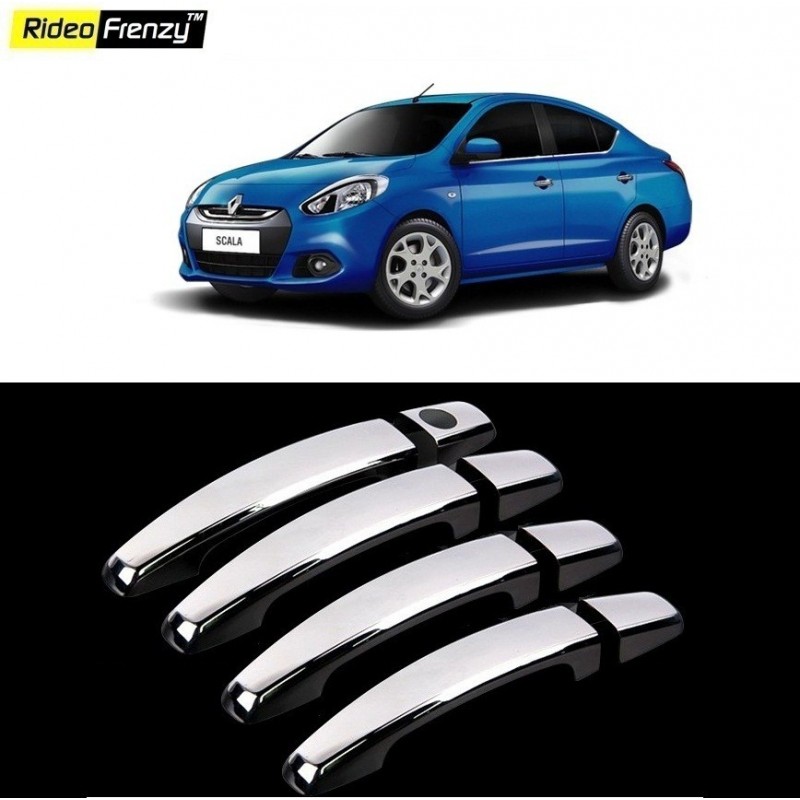 Buy Renault Scala Chrome Handle Covers online at low prices | Rideofrenzy