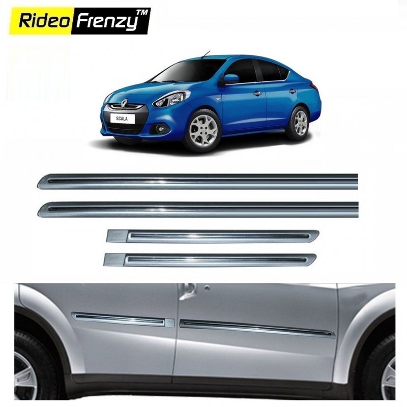 Buy Renault Scala Silver Chromed Side Beading online at low prices | Rideofrenzy