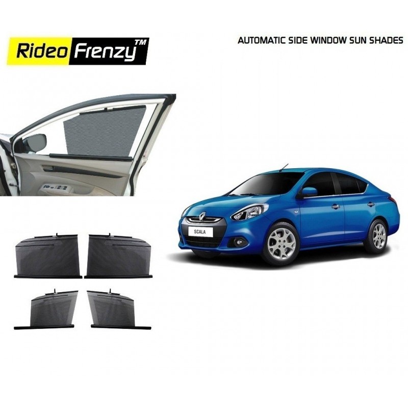 Buy Renault Scala Automatic Side Window Sun Shades online at low prices | Rideofrenzy