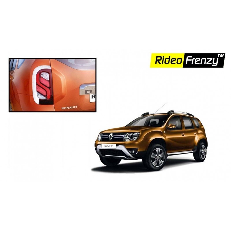 Buy New Renault Duster Chrome Tail Light Covers online | Rideofrenzy