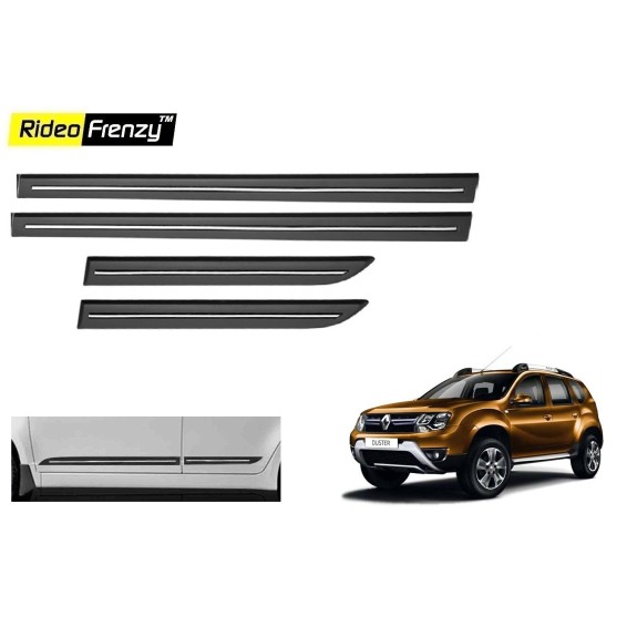 Buy Renault Duster Black Chromed Side Beading online at low prices | Rideofrenzy