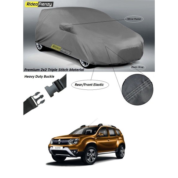 Buy Heavy Duty Renault Duster Car Body Cover online at low prices | Rideofrenzy