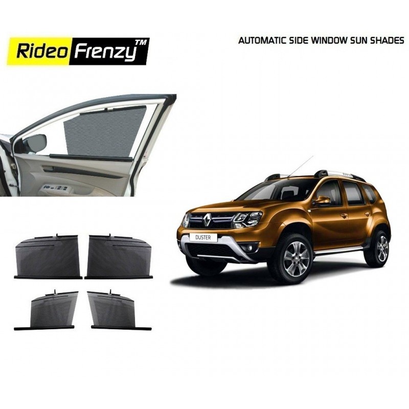 Buy Renault Duster Automatic Side Window Sun Shades online at low prices | Rideofrenzy