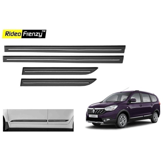 Buy Renault Lodgy Black Chromed Side Beading online at low prices | Rideofrenzy