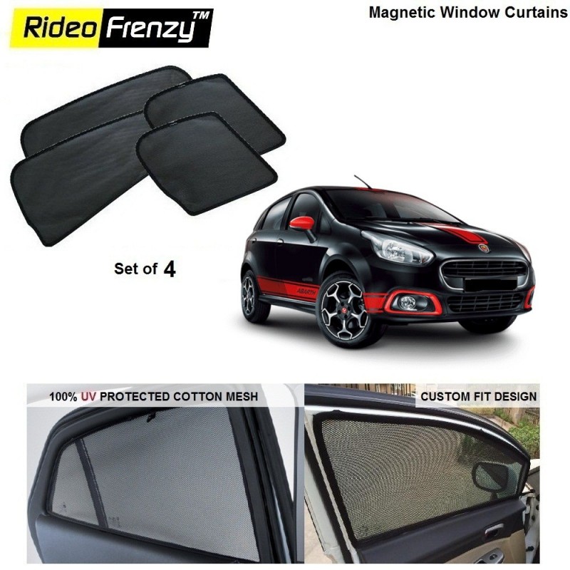 Buy Fiat Punto Magnetic Car Window Sunshade online India | Rideofrenzy