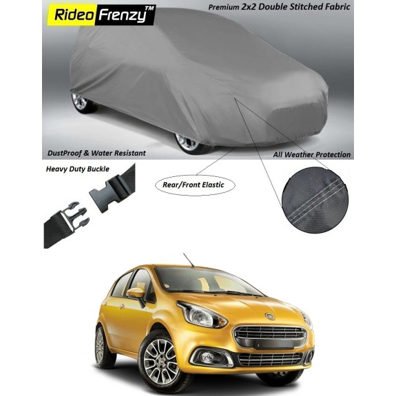 Buy Heavy Duty Fiat Punto Car Body Cover online at low prices | Rideofrenzy