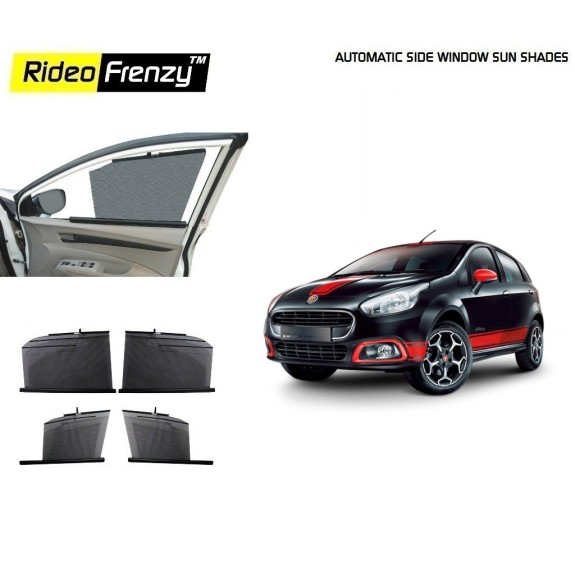 Buy Fiat Punto Automatic Side Window Sun Shades online | Rideofrenzy
