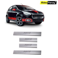 Buy Fiat Punto Stainless Steel Sill Plates online at low prices | Rideofrenzy