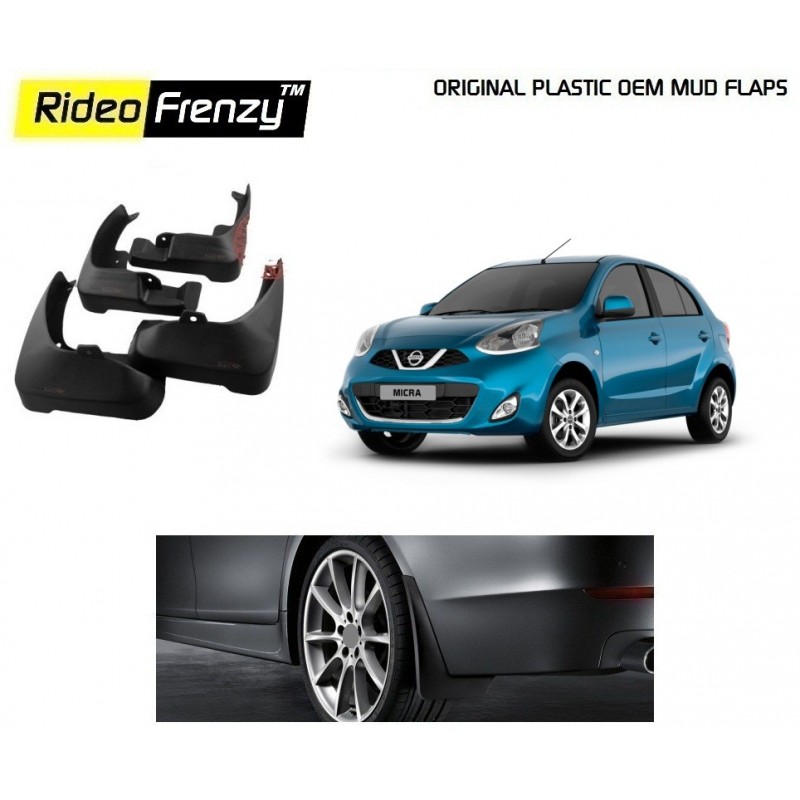 Buy Plastic OEM Nissan Micra Mud Flaps online at low prices | Rideofrenzy