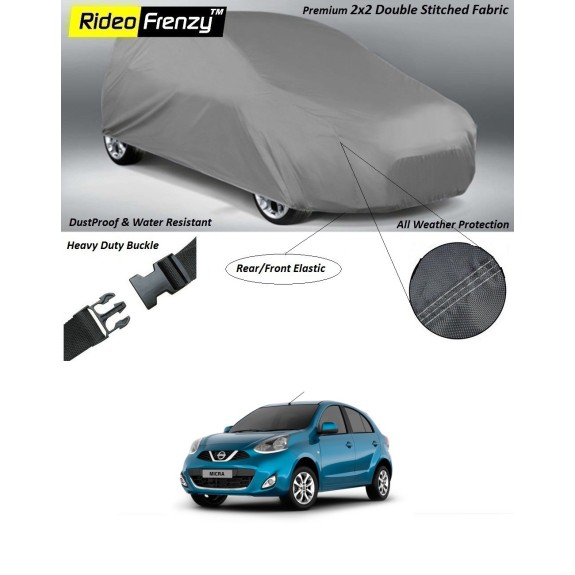 Buy Heavy Duty Nissan Micra Car Body Cover online at low prices | Rideofrenzy