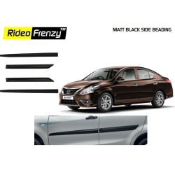 Buy Nissan Sunny Matt Black Side Beading online at low prices | Rideofrenzy