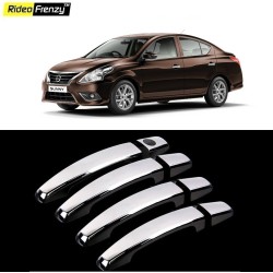 Buy Nissan Sunny Chrome Handle Covers online India | Rideofrenzy