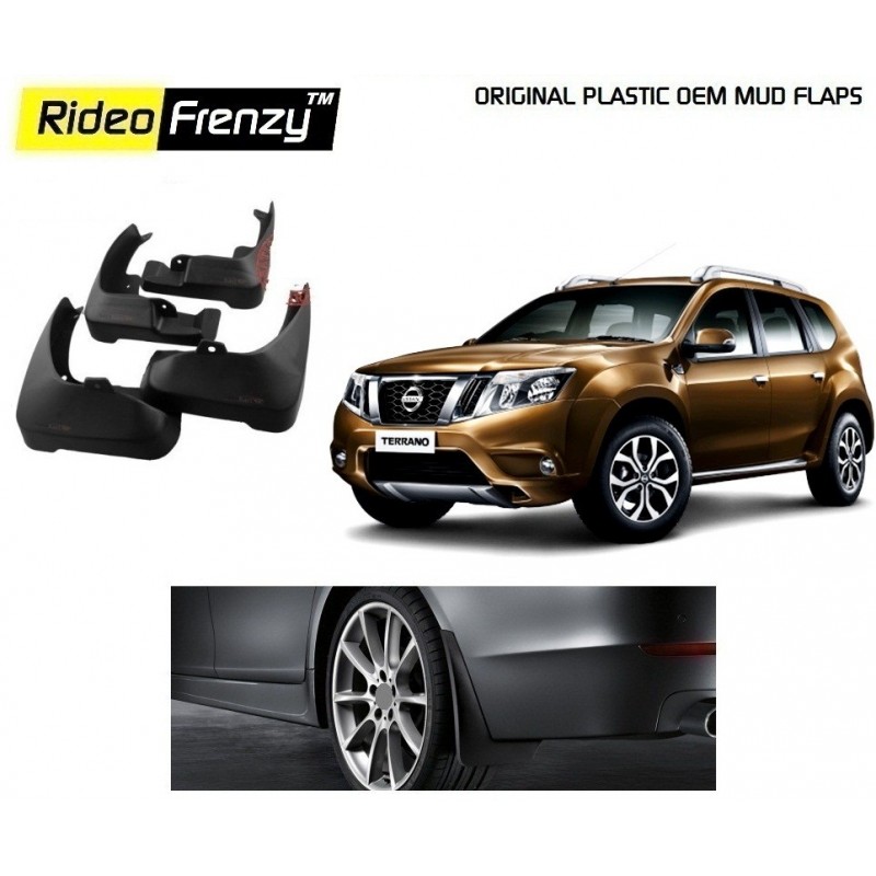 Buy Plastic OEM Nissan Terrano Mud Flaps online at low prices | Rideofrenzy