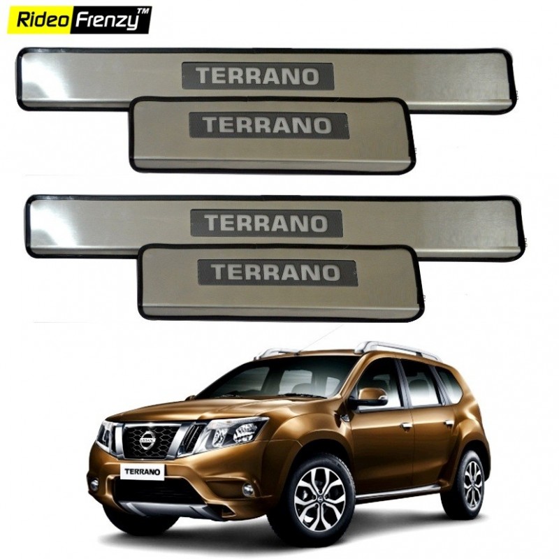 Buy Nissan Terrano Stainless Steel Sill Plates online at low prices | Rideofrenzy
