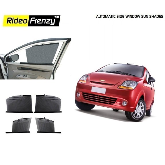 Buy Chevrolet Spark Automatic Side Window Sun Shades online | Rideofrenzy