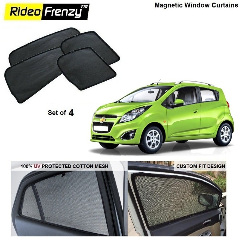 Buy Chevrolet Beat Magnetic Car Window Sunshades online |Rideofrenzy