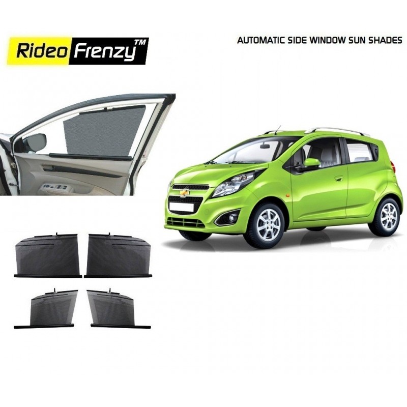 Buy Chevrolet Beat Automatic Side Window Sun Shades online | Rideofrenzy