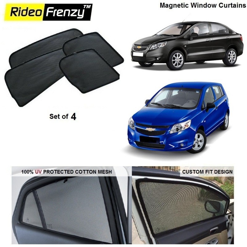 Buy Chevrolet Sail Uva/Sail Magnetic Car Window Sunshade online | Rideofrenzy