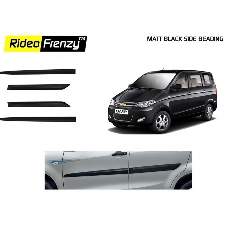 Buy Chevrolet Enjoy Matt Black Side Beading online | Rideofrenzy
