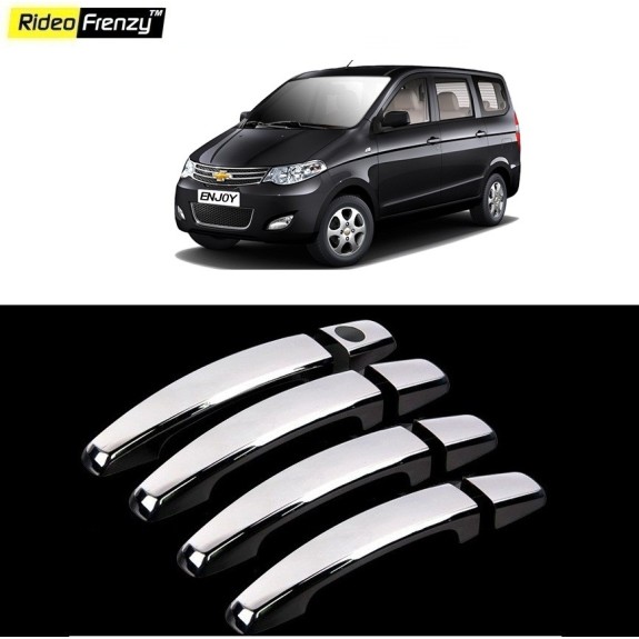Buy Chevrolet Enjoy Chrome Handle Covers online | Rideofrenzy