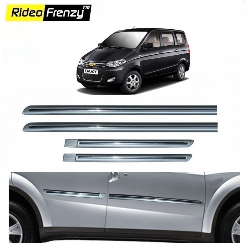 Buy Chevrolet Enjoy Silver Chromed Side Beading online | Rideofrenzy