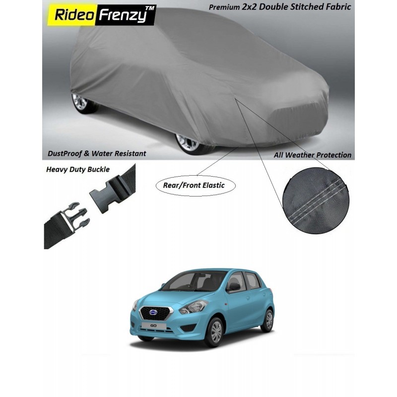 Buy Heavy Duty Datsun Go Car Body Covers online | Rideofrenzy