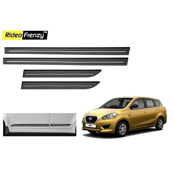 Buy Datsun Go Plus Black Chromed Side Beading online at low prices | Rideofrenzy