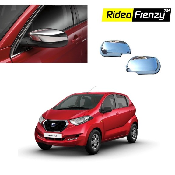 Buy Datsun Redi Go Chrome Mirror Covers online at low prices | Rideofrenzy