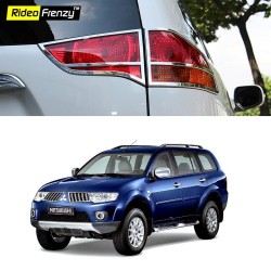 Buy Pajero Sport Chrome Tail Light Covers online India | Rideofrenzy