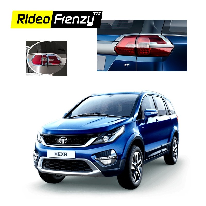 Buy Tata HEXA Chrome Tail Light Covers at low prices-RideoFrenzy