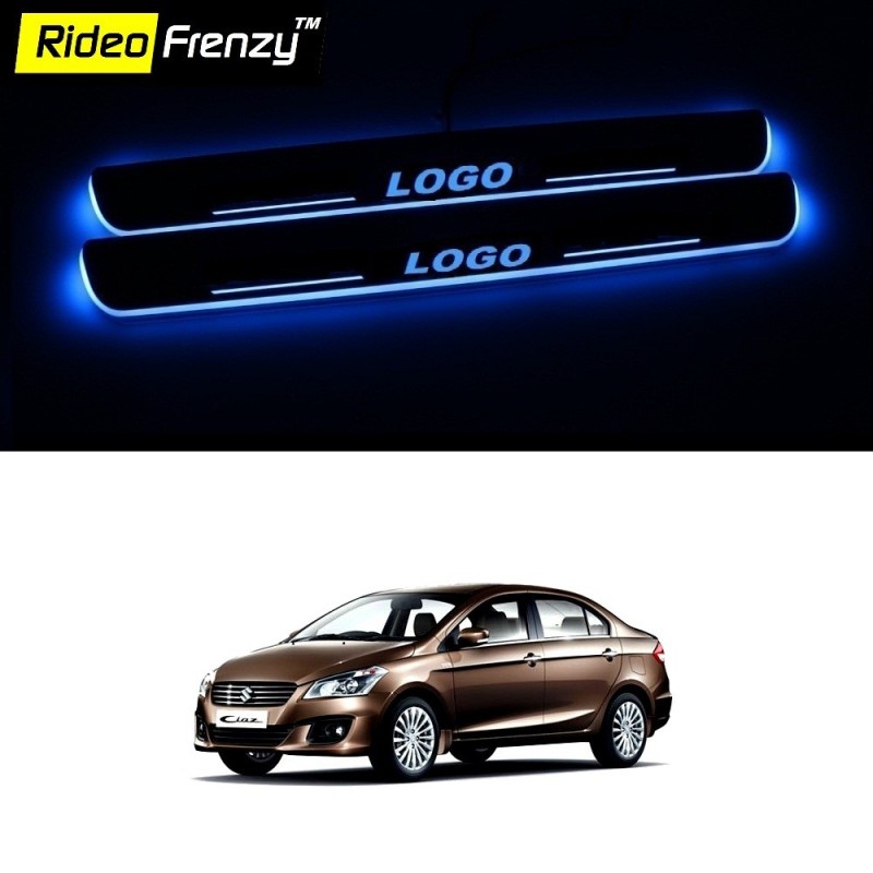 Buy Maruti Ciaz 3D Power LED Illuminated Sill/Scuff Plates at low prices-RideoFrenzy