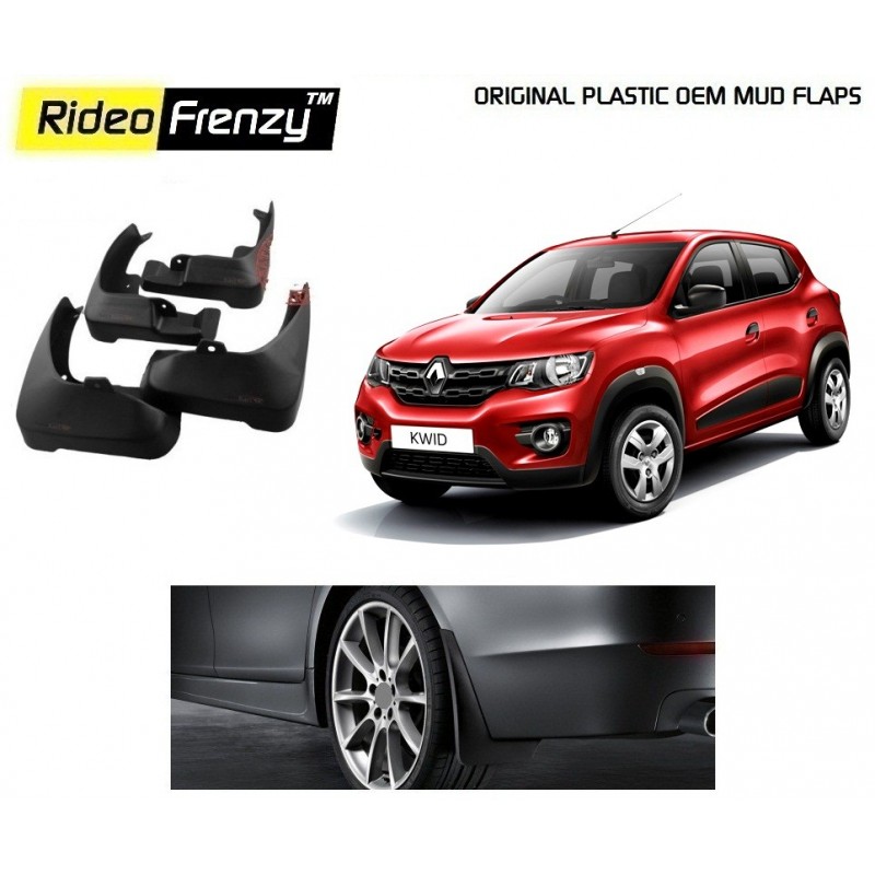 Buy Plastic OEM Renault Kwid Mud Flaps online at low prices | Rideofrenzy