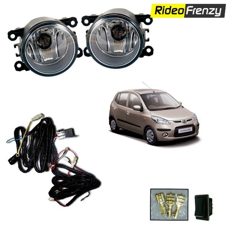 Buy Hyundai I10 Old Model Fog Lamp Light Kit with Wiring & Switch at best prices