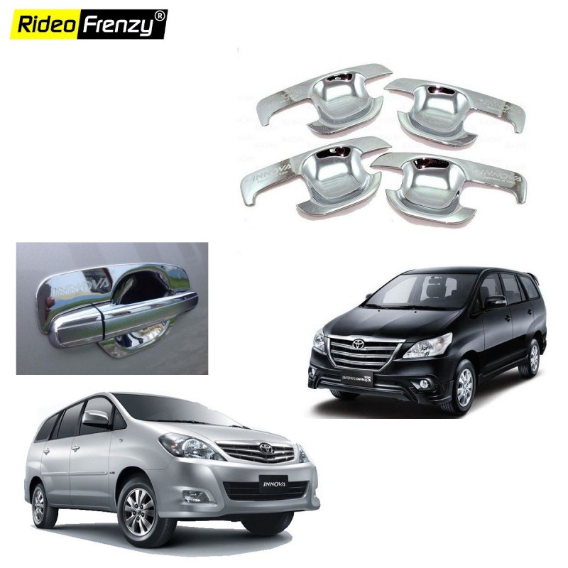 Buy Triple layer Toyota Innova Chrome Hanle Bowl Garnish online at low prices-Rideofrenzy