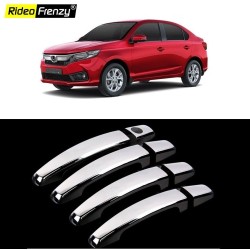 Buy New Honda Amaze 2018 Chrome Handle Covers online at low prices-RideoFrenzy