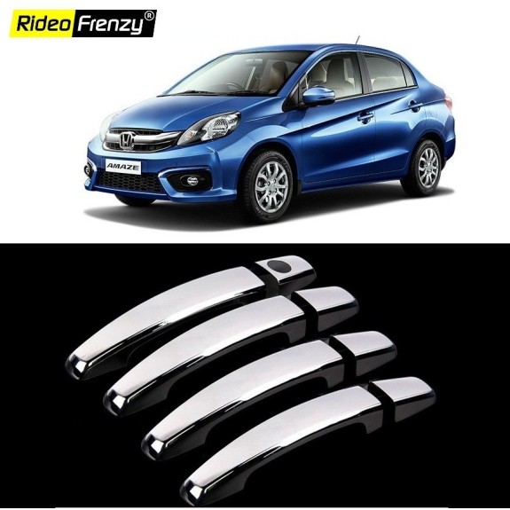 Buy Honda Amaze Chrome Handle Covers online at low prices-RideoFrenzy