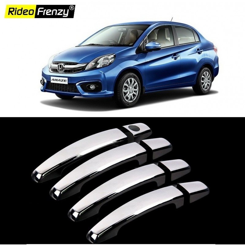 Buy Honda Amaze Chrome Handle Covers online at low prices-RideoFrenzy